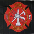 Fire Rescue - 3"X5" Polyester Flag