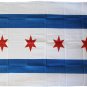 Chicago - 3"X5" Polyester Flag