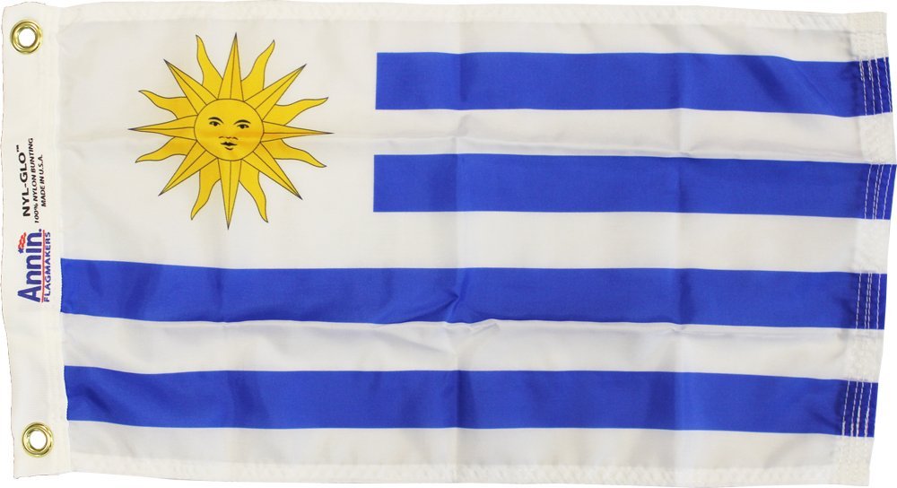 Uruguay - 12"X18" Nylon Flag