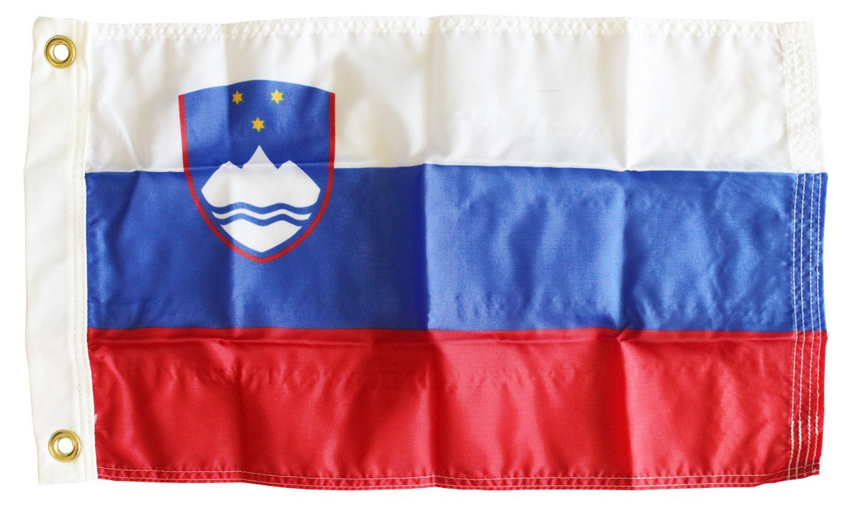 Slovenia - 12"X18" Nylon Flag