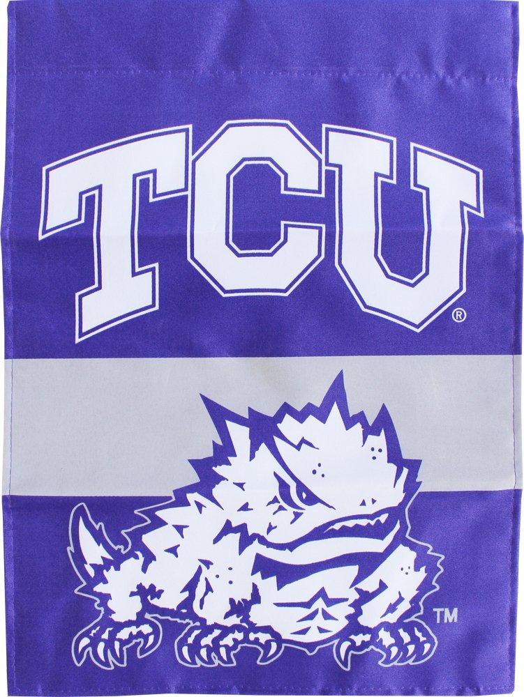Texas Christian University (TCU)  - 13"x18" 2-Sided Garden Banner