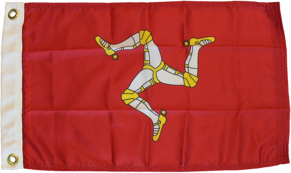 Isle of Man - 12"X18" Nylon Flag