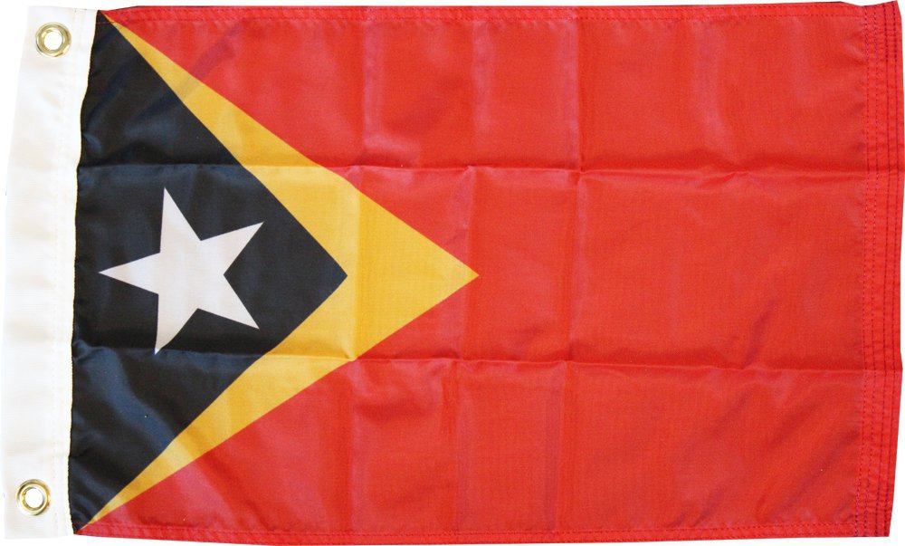 East Timor - 12""X18"" Nylon Flag