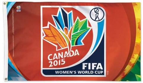 Canada World Cup 2015 - 3" x 5" Polyester Flag