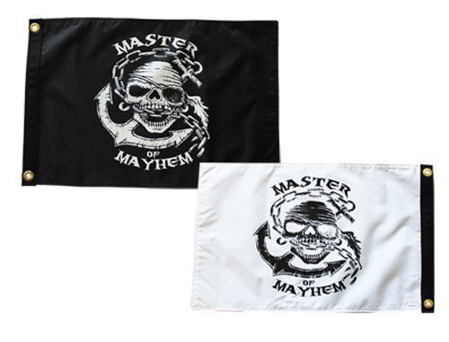 Master of Mayhem - 12""X18"" Nylon Flag