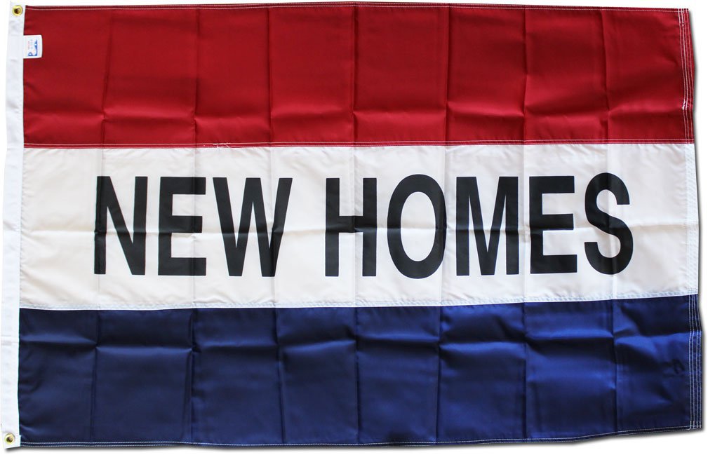 New Homes - 3"X5" Nylon Flag