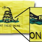 Gadsden - 2"x3" Cotton Flag