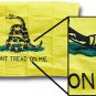 Gadsden - 2"x3" Cotton Flag