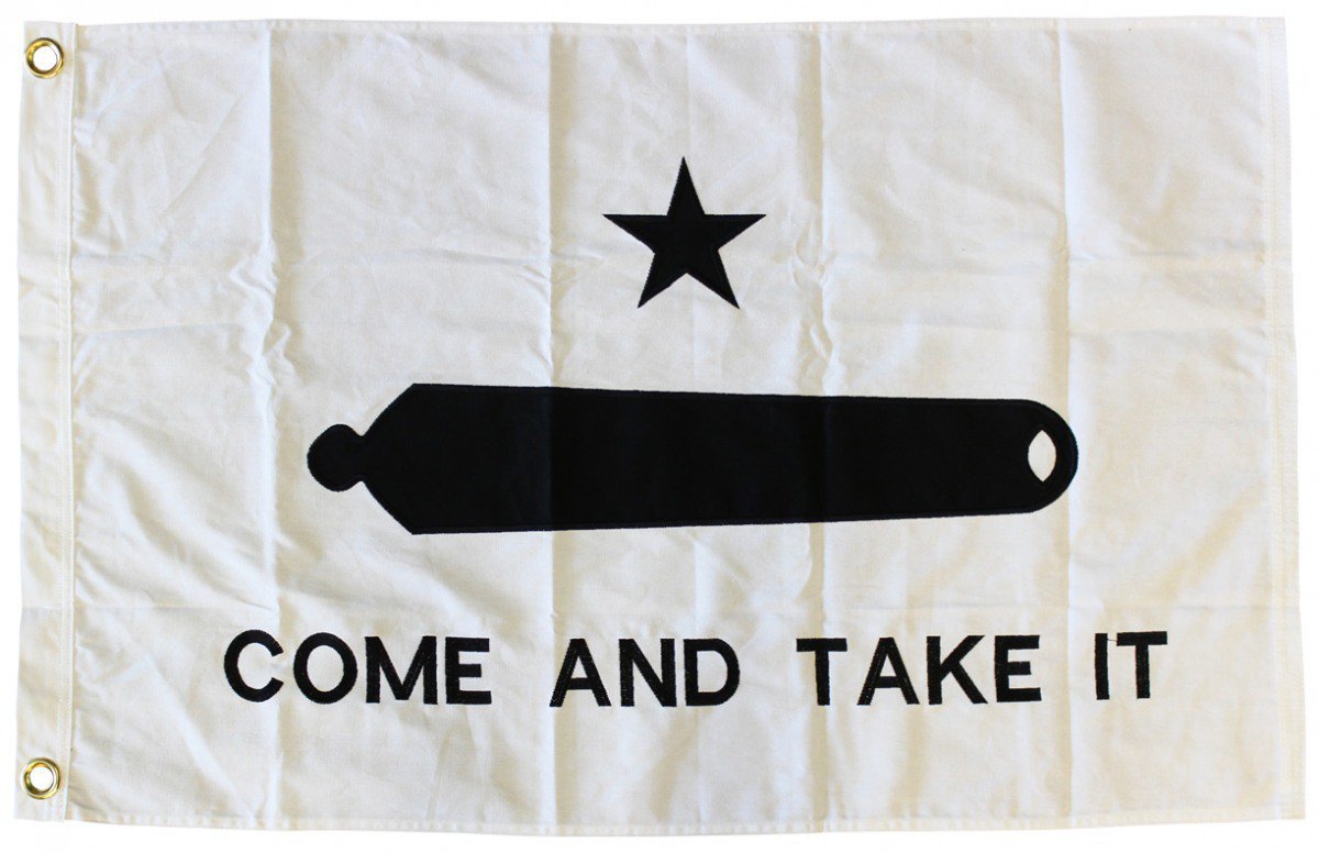 Come and Take It - 2"x3" Cotton Flag