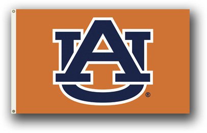 Auburn - 3"X5" Polyester Flag (Logo)