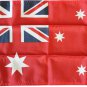 Australia - 12""X18"" Nylon Flag (Red)
