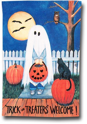 Trick or Treaters Welcome Toland Art Banner