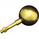 Aluminum Ball Ornament- 3"" (Gold)
