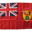 Turks and Caicos - 12"X18" Nylon Flag (Red Ensign)