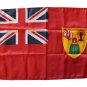 Turks and Caicos - 12"X18" Nylon Flag (Red Ensign)