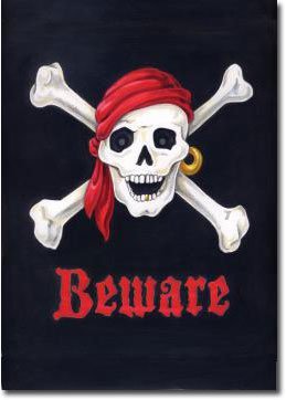 Beware Toland Art Banner