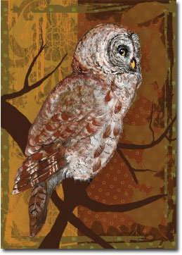 Night Owl Toland Art Banner