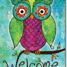Rainbow Owl Toland Art Banner