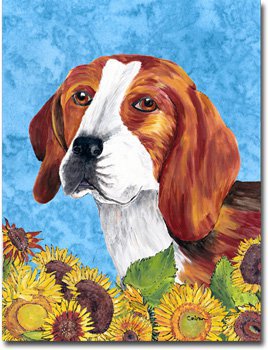Beagle (Dog Days of Summer) - 11""x15"" 2-Sided Garden Banner