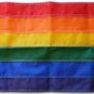 Rainbow - 12"" x 18"" Nylon Flag