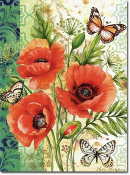Poppy Delight Toland Art Banner
