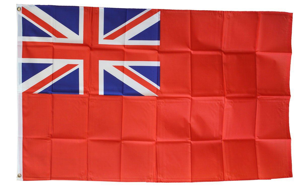 United Kingdom Red Ensign (current) - 3"X5" Polyester Flag