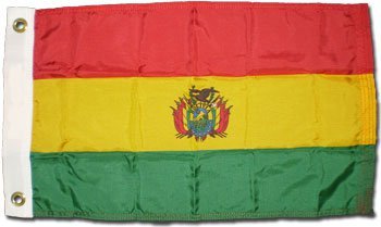 Bolivia - 12""X18"" Nylon Flag (State)
