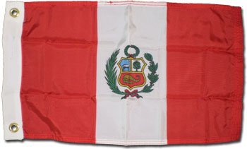 Peru - 12""X18"" Nylon Flag (State)