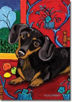 Dachshund (Muttisse) - 12.5""x18"" Garden Banner