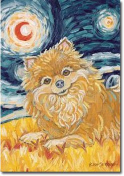 Pomeranian Art Banner - Van Growl