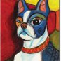 Boston Terrier 28" x 40" Toland Art Banner - Pawcasso