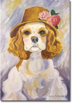 Cocker Spaniel Art Banner - Ruffoir