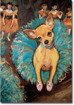Chihuahua Art Banner - Dogas