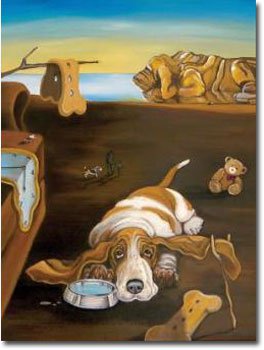 Basset Hound Art Banner - Salvador Doggy