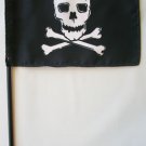 Jolly Roger - 4"" x 6""  Stick Flag