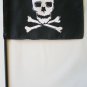 Jolly Roger - 4"" x 6""  Stick Flag