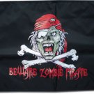 Zombie Pirate - 12"" x 18"" Nylon Flag