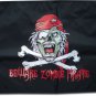 Zombie Pirate - 12"" x 18"" Nylon Flag