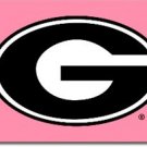 University of Georgia - 3"x5" Polyester Flag (Breast Cancer Awareness)