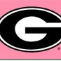 University of Georgia - 3"x5" Polyester Flag (Breast Cancer Awareness)