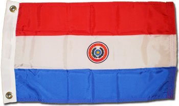 Paraguay - 12"" x 18"" Nylon Flag