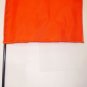 Orange - 4""X6"" Stick Flag