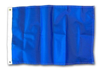 Royal Blue - Solid Color 12""x18"" Nylon Flag