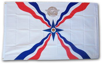 Assyria - 3"X5" Polyester Flag