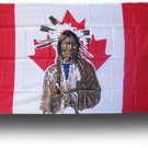 Canada - 3"X5" Polyester Flag (Native American)
