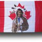 Canada - 3"X5" Polyester Flag (Native American)