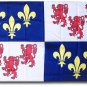 Picardy (Picardie) - 3"X5" Polyester Flag