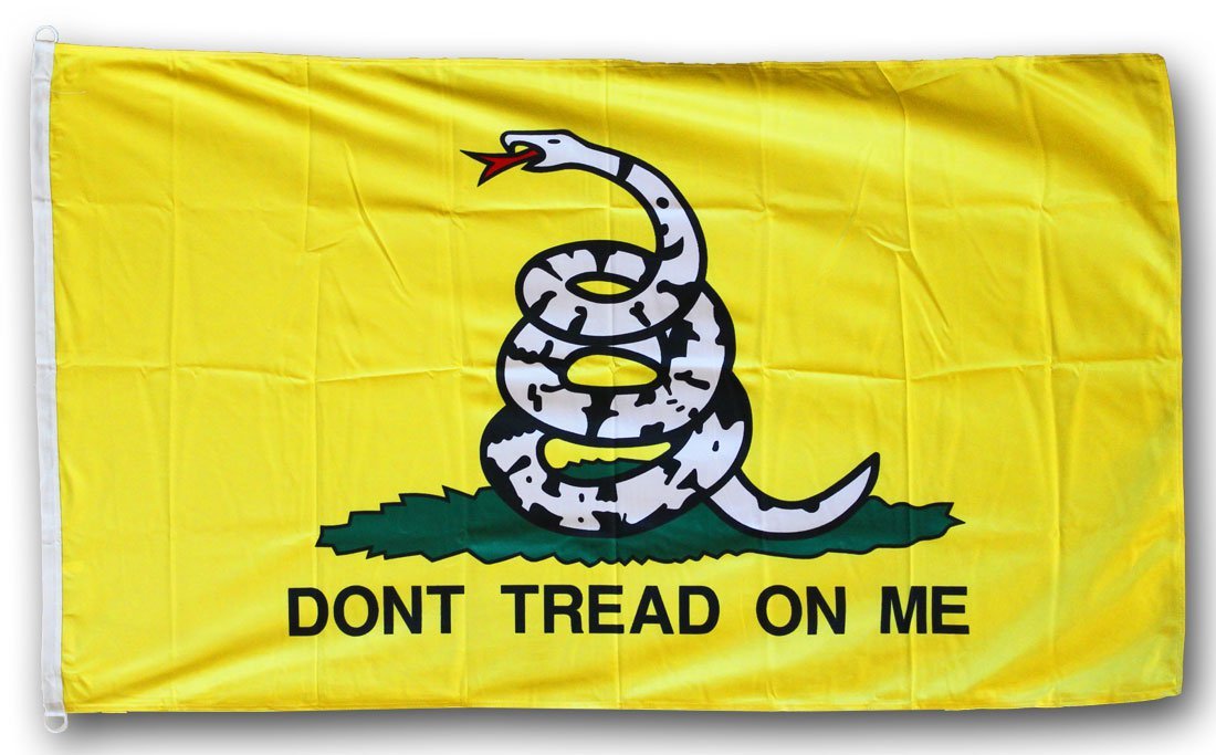 Gadsden  - 3"x5" Triple-knit Polyester Flag