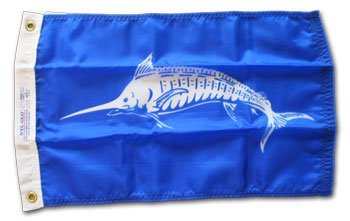 White Marlin - 12""x18"" Nylon Flag