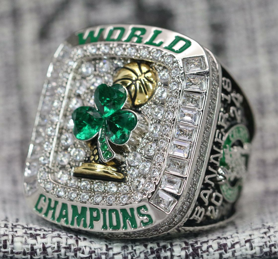 2024 Boston Celtics Basketball NBA Championship Ring Size 7-16 copper